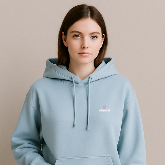 The Core Hoodie Ice Blue Hemsii Official