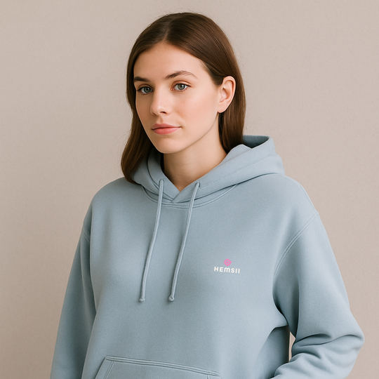 The Core Hoodie Ice Blue Hemsii Official