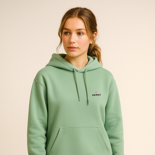 The Core Hoodie – Aloe Green Auringvar Clothing